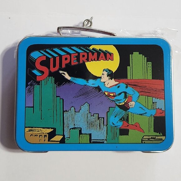 NIB - Vintage Hallmark Superman Tin Lunchbox Commemorative Edition - 1998 - Picture 2 of 14
